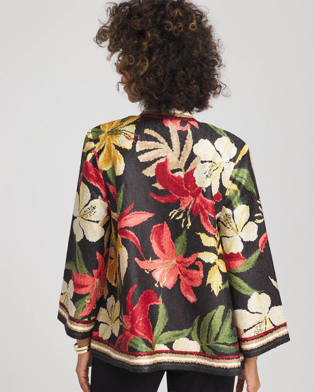 Travelers™ Collection Tropical-Lily Crushed Jacket | Chico's